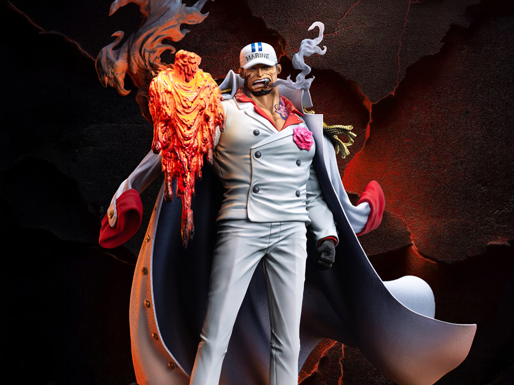 One Piece Legendary Marine Series Fleet Admiral Akainu (Premium Ver.) 1/6 Scale Limited Edition Statue Gallery Image 1