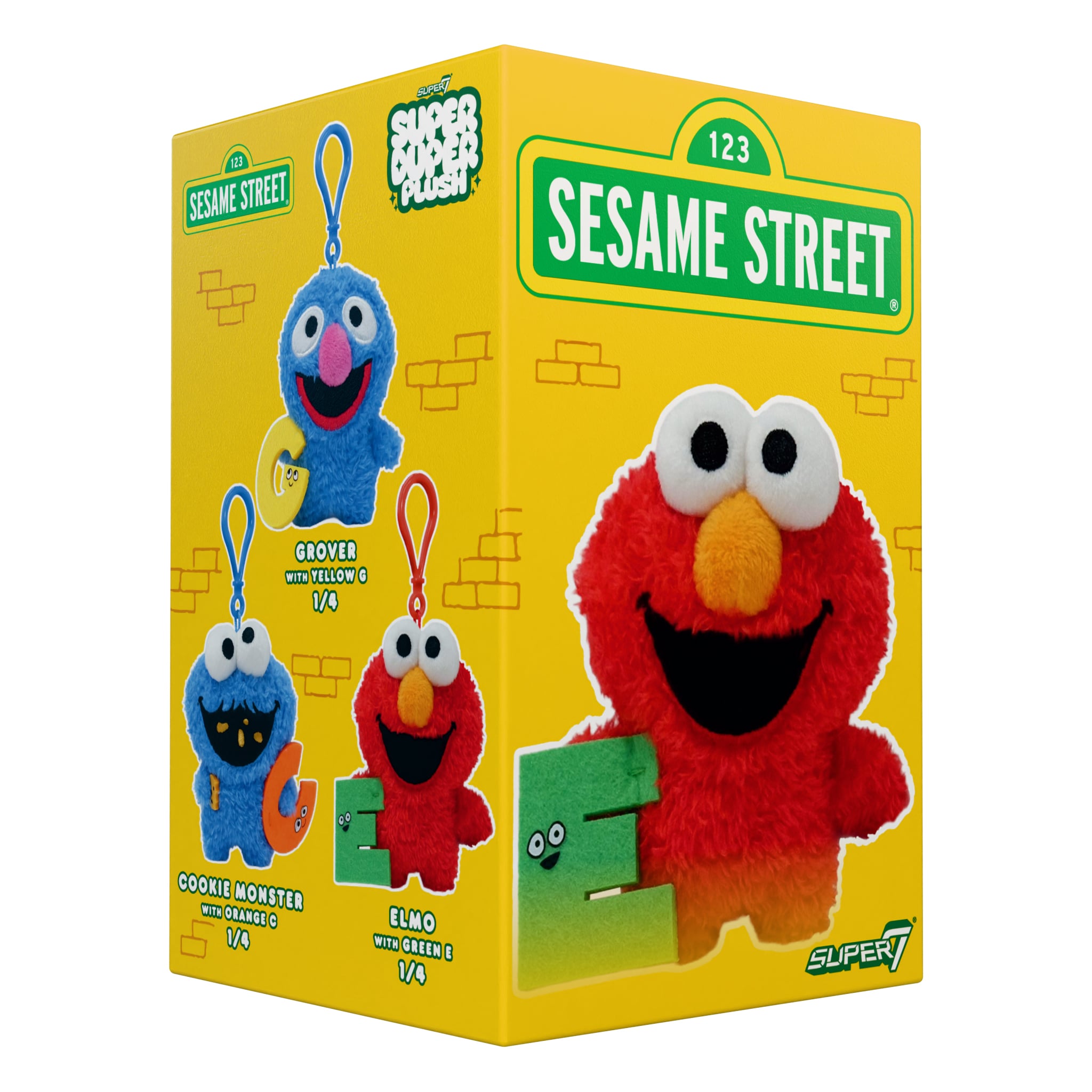 Sesame Street Super Duper Plush Box of 12 Random Plush Keychains Gallery Image 14