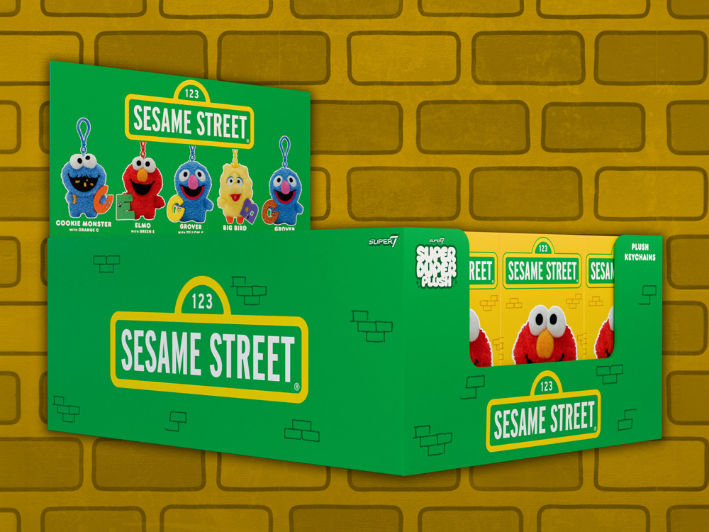 Sesame Street Super Duper Plush Box of 12 Random Plush Keychains Gallery Image 1