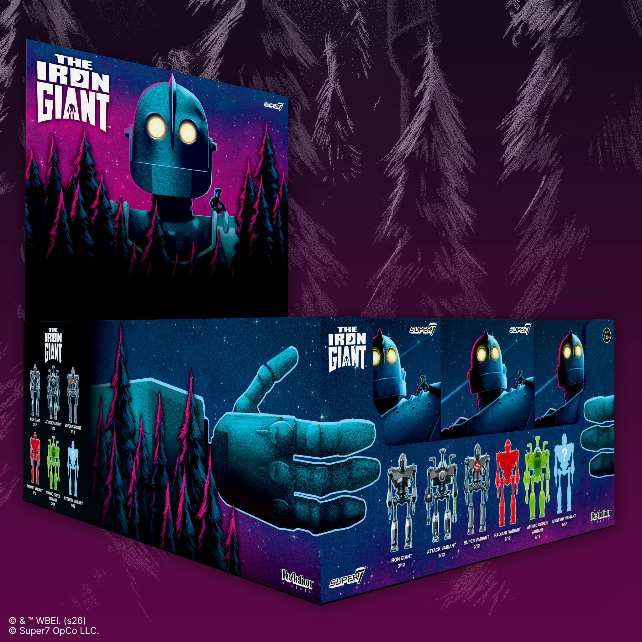 The Iron Giant ReAction Box of 12 Random Figures Gallery Image 11