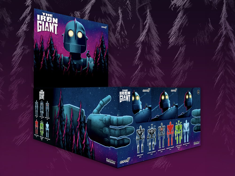 The Iron Giant ReAction Box of 12 Random Figures Gallery Image 1