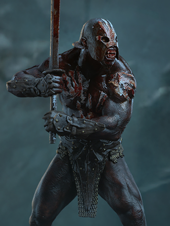 Image of The Lord of the Rings Trilogy Uruk-hai Berserker Miniature Statue