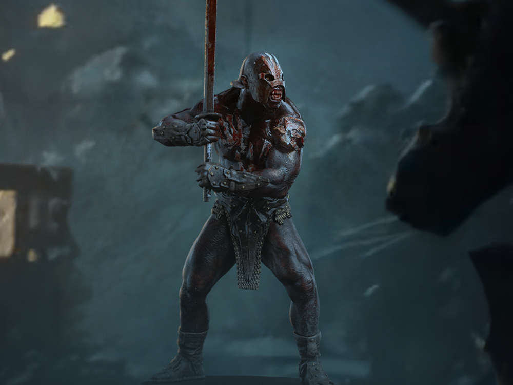 The Lord of the Rings Trilogy Uruk-hai Berserker Miniature Statue Gallery Image 1