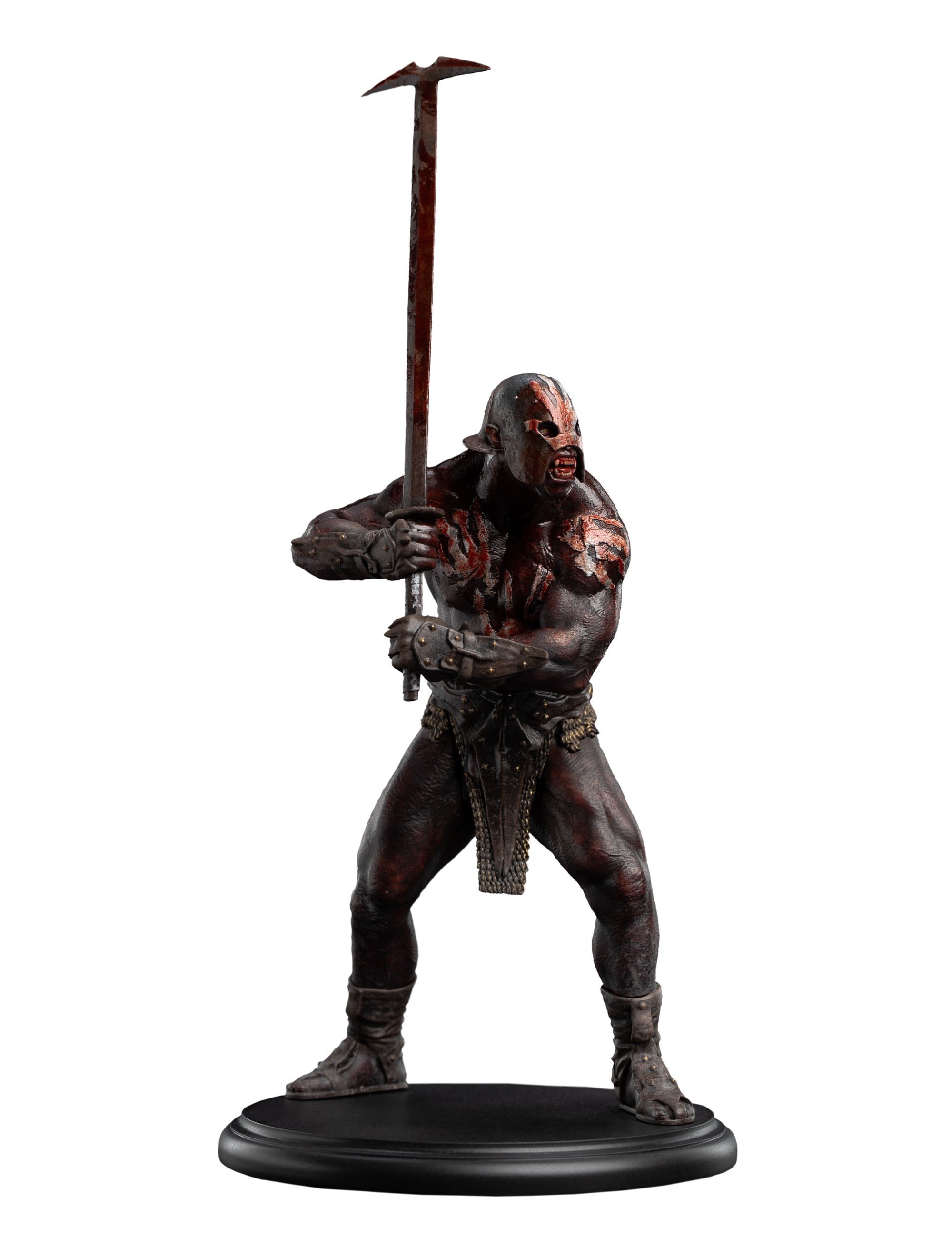 The Lord of the Rings Trilogy Uruk-hai Berserker Miniature Statue Gallery Image 4