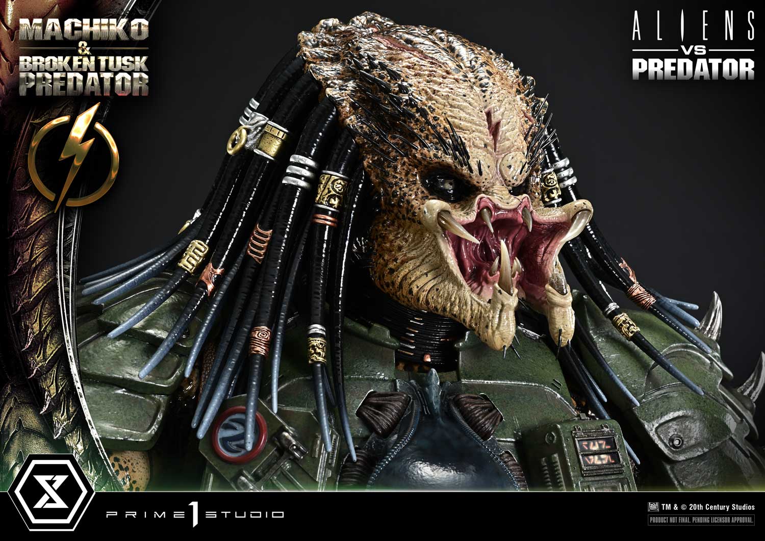 Aliens vs. Predator Ultimate Premium Masterline Machiko & Broken Tusk Predator 1/4 Scale Statue Gallery Image 24