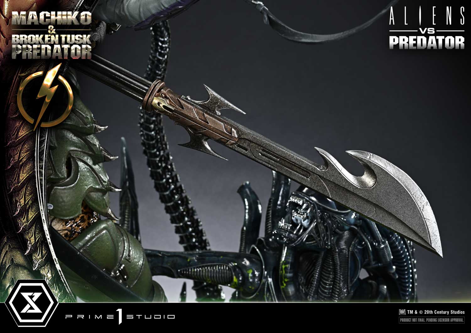 Aliens vs. Predator Ultimate Premium Masterline Machiko & Broken Tusk Predator 1/4 Scale Statue Gallery Image 31
