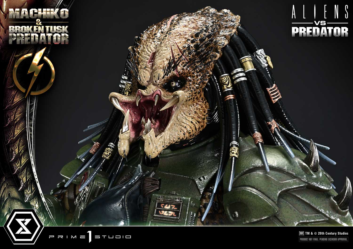 Aliens vs. Predator Ultimate Premium Masterline Machiko & Broken Tusk Predator (Deluxe Ver.) 1/4 Scale Statue Gallery Image 47