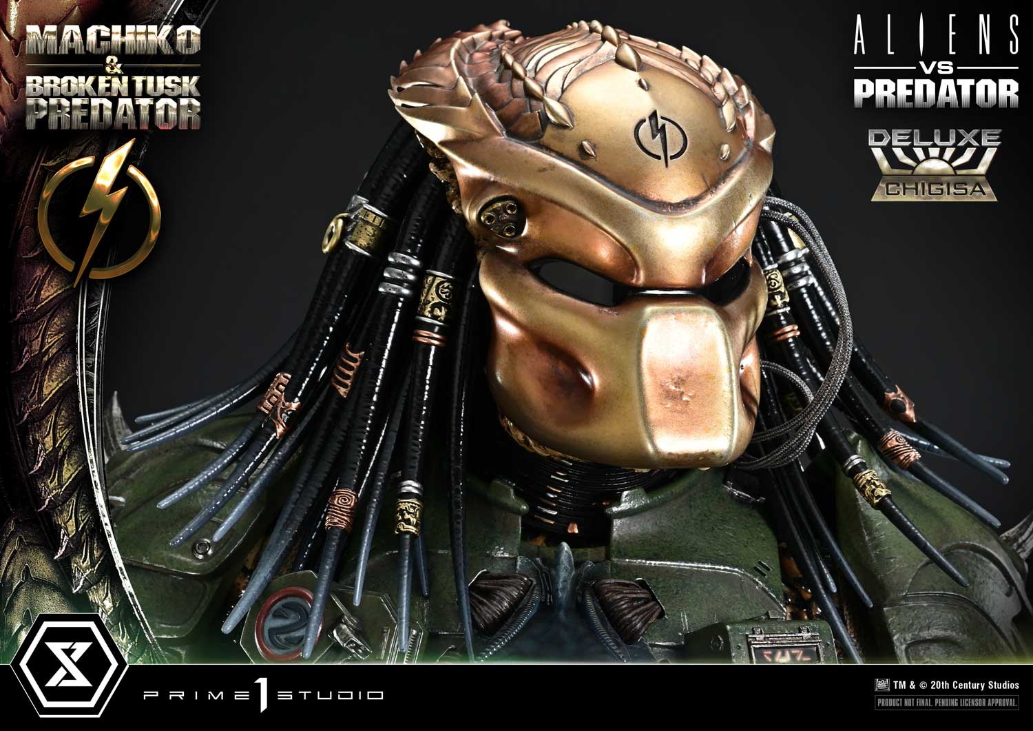 Aliens vs. Predator Ultimate Premium Masterline Machiko & Broken Tusk Predator (Deluxe Ver.) 1/4 Scale Statue Gallery Image 65