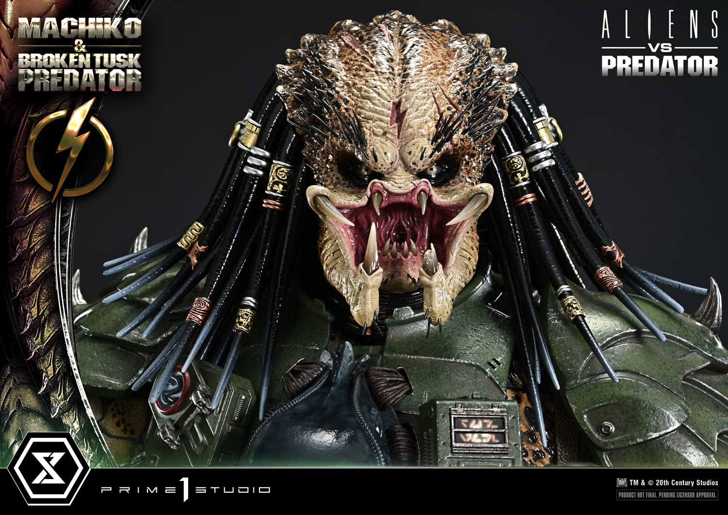 Aliens vs. Predator Ultimate Premium Masterline Machiko & Broken Tusk Predator (Deluxe Ver.) 1/4 Scale Statue Gallery Image 49