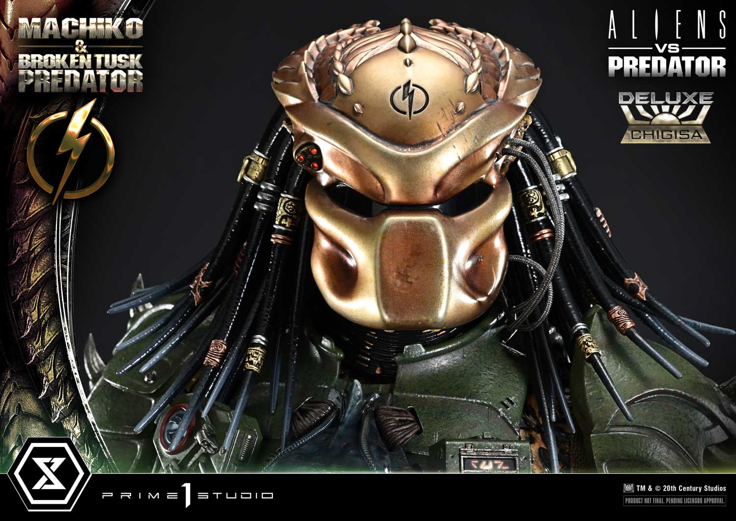 Aliens vs. Predator Ultimate Premium Masterline Machiko & Broken Tusk Predator (Deluxe Ver.) 1/4 Scale Statue Gallery Image 64