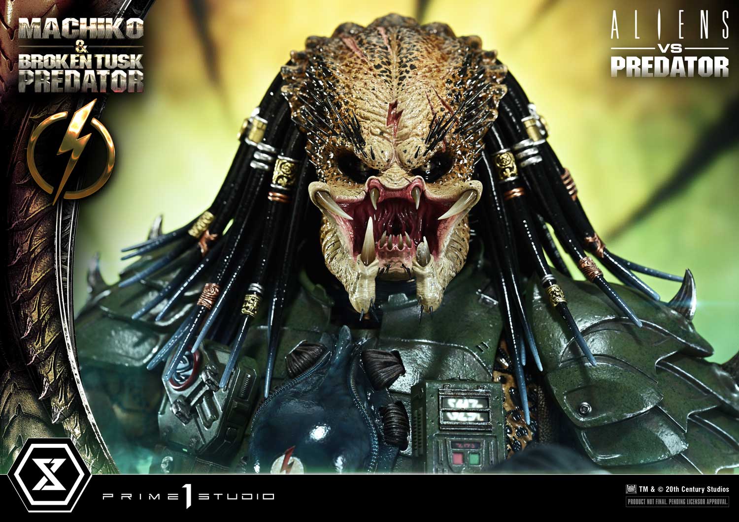 Aliens vs. Predator Ultimate Premium Masterline Machiko & Broken Tusk Predator (Deluxe Ver.) 1/4 Scale Statue Gallery Image 12