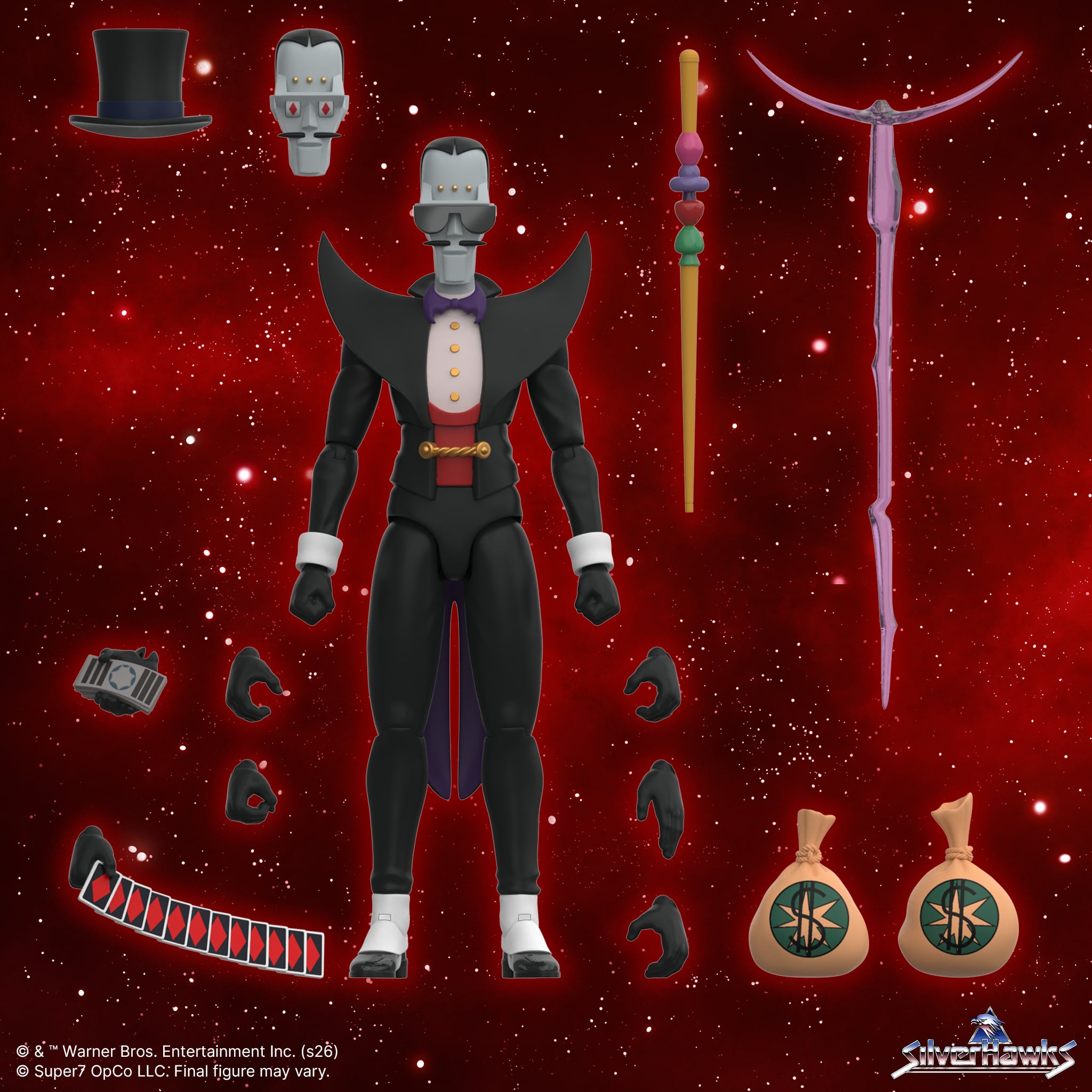 SilverHawks ULTIMATES! Poker-Face (Toon) Action Figure Gallery Image 4