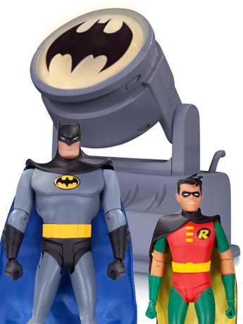 Batman The Animated Series Batman & Robin with Batsignal Two Pack Gallery Image 2