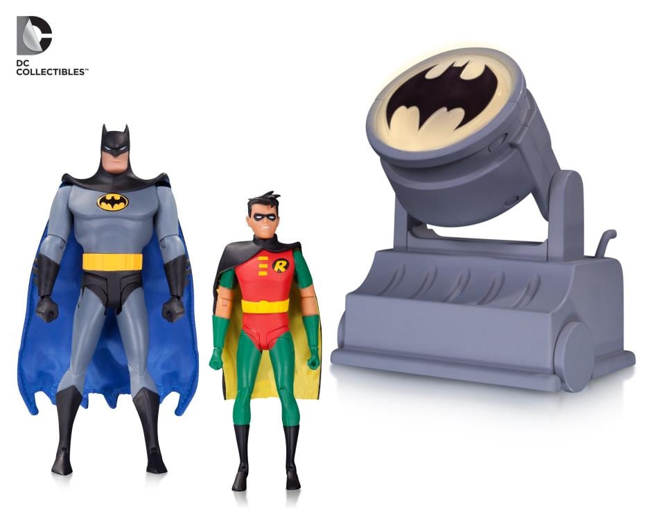 Batman The Animated Series Batman & Robin with Batsignal Two Pack Gallery Image 6