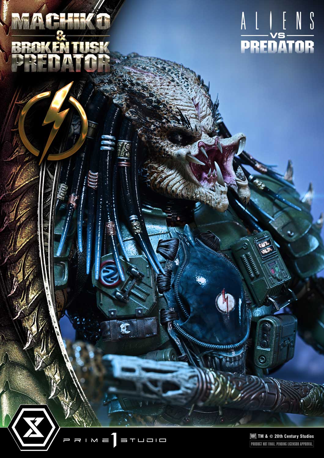Aliens vs. Predator Ultimate Premium Masterline Machiko & Broken Tusk Predator (Deluxe Bonus Ver.) 1/4 Scale Limited Edition Statue Gallery Image 35