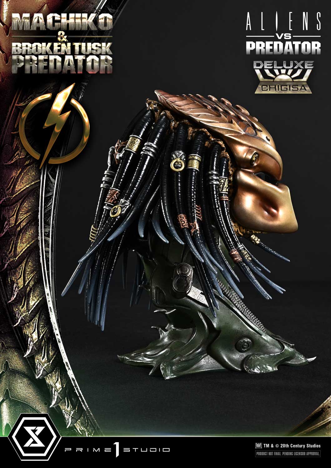 Aliens vs. Predator Ultimate Premium Masterline Machiko & Broken Tusk Predator (Deluxe Bonus Ver.) 1/4 Scale Limited Edition Statue Gallery Image 77