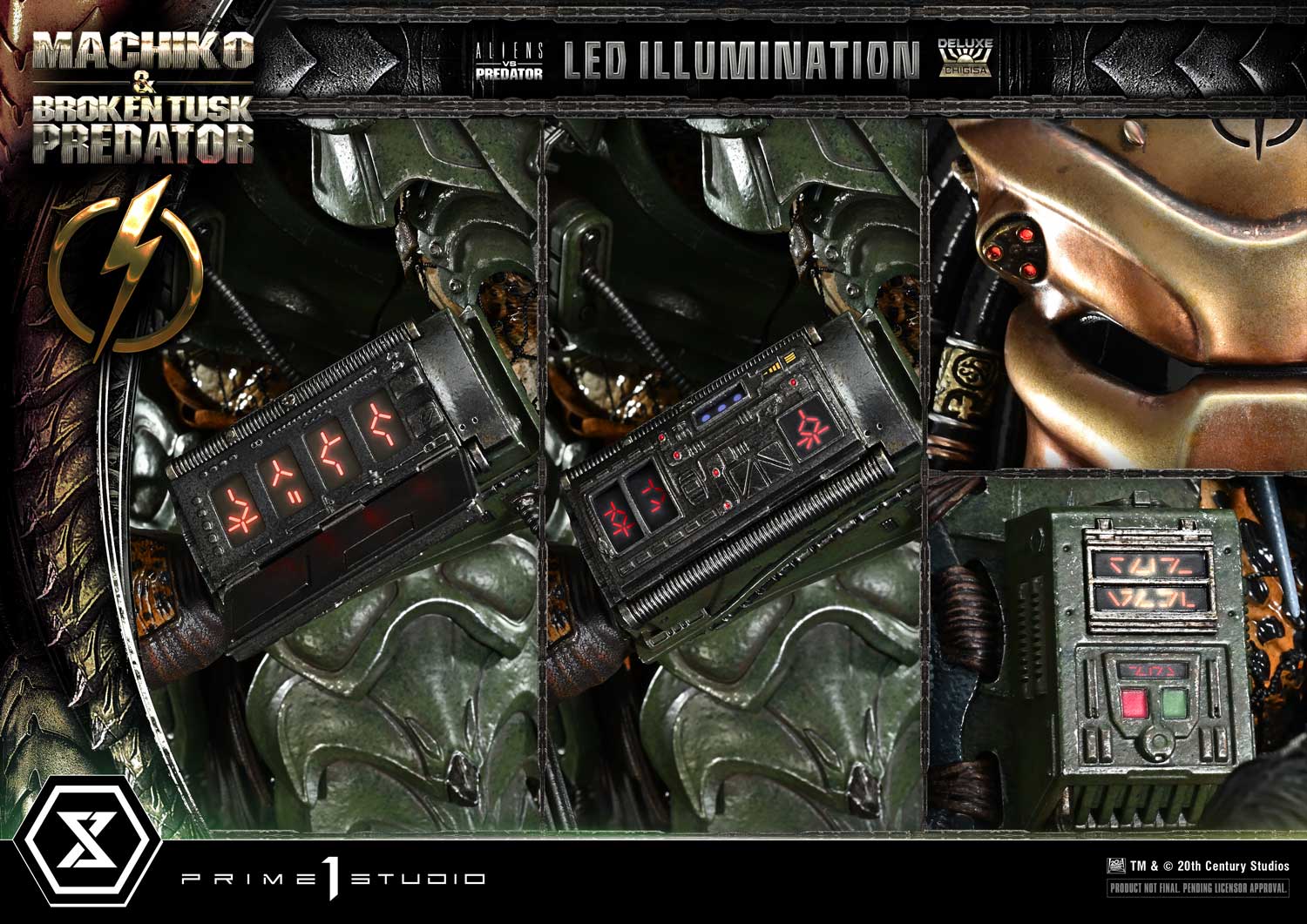 Aliens vs. Predator Ultimate Premium Masterline Machiko & Broken Tusk Predator (Deluxe Bonus Ver.) 1/4 Scale Limited Edition Statue Gallery Image 82