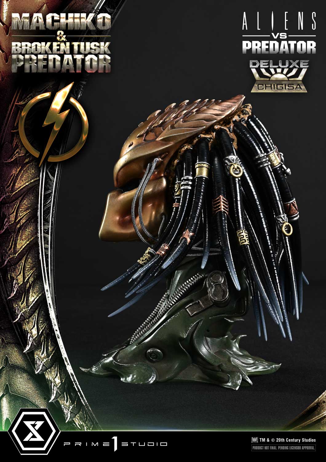 Aliens vs. Predator Ultimate Premium Masterline Machiko & Broken Tusk Predator (Deluxe Bonus Ver.) 1/4 Scale Limited Edition Statue Gallery Image 75
