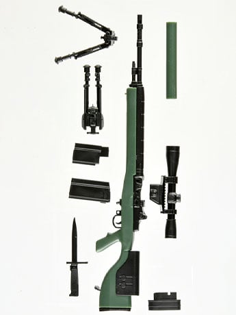 Image of Little Armory LA119 M14 DMR Type 1/12 Scale Accessory Set