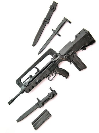 Image of Little Armory LA057 FA-MAS F1 1/12 Scale Accessory Set