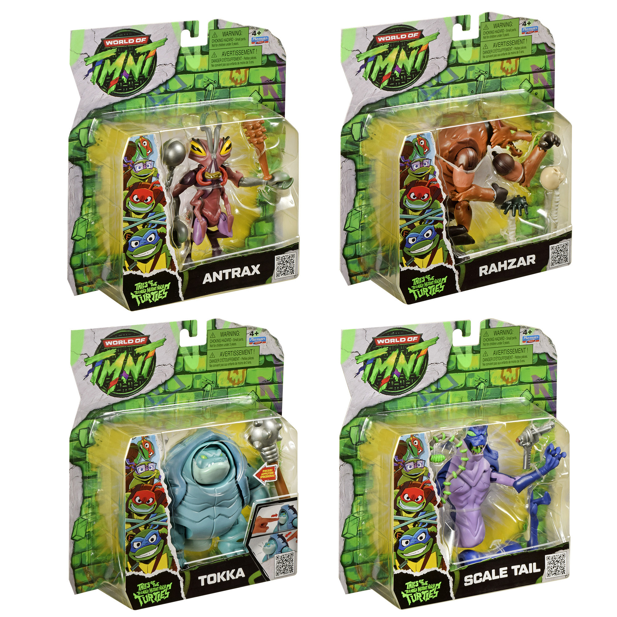 Tales of the Teenage Mutant Ninja Turtles Monster Mutanimals Set of 4 Action Figures Gallery Image 7