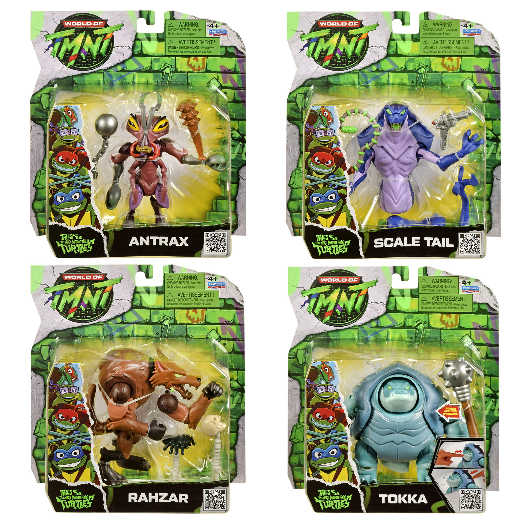 Tales of the Teenage Mutant Ninja Turtles Monster Mutanimals Set of 4 Action Figures Gallery Image 6