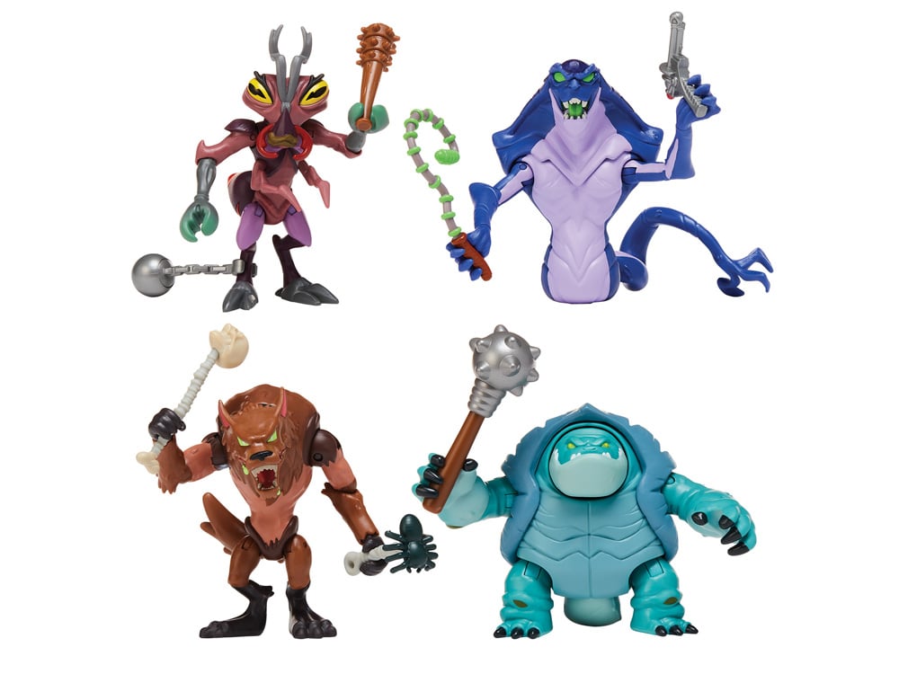 Tales of the Teenage Mutant Ninja Turtles Monster Mutanimals Set of 4 Action Figures Gallery Image 1