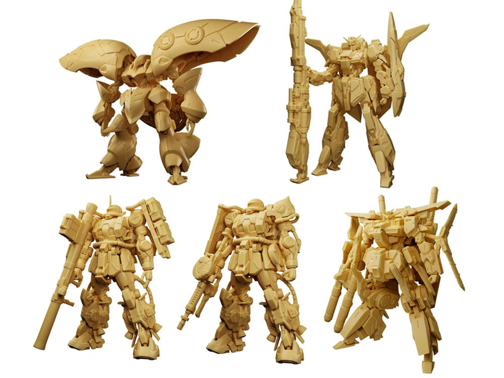 Mobile Suit Gundam Artifact Best Selection Complete Set of 10 Model Kits Gallery Image 1