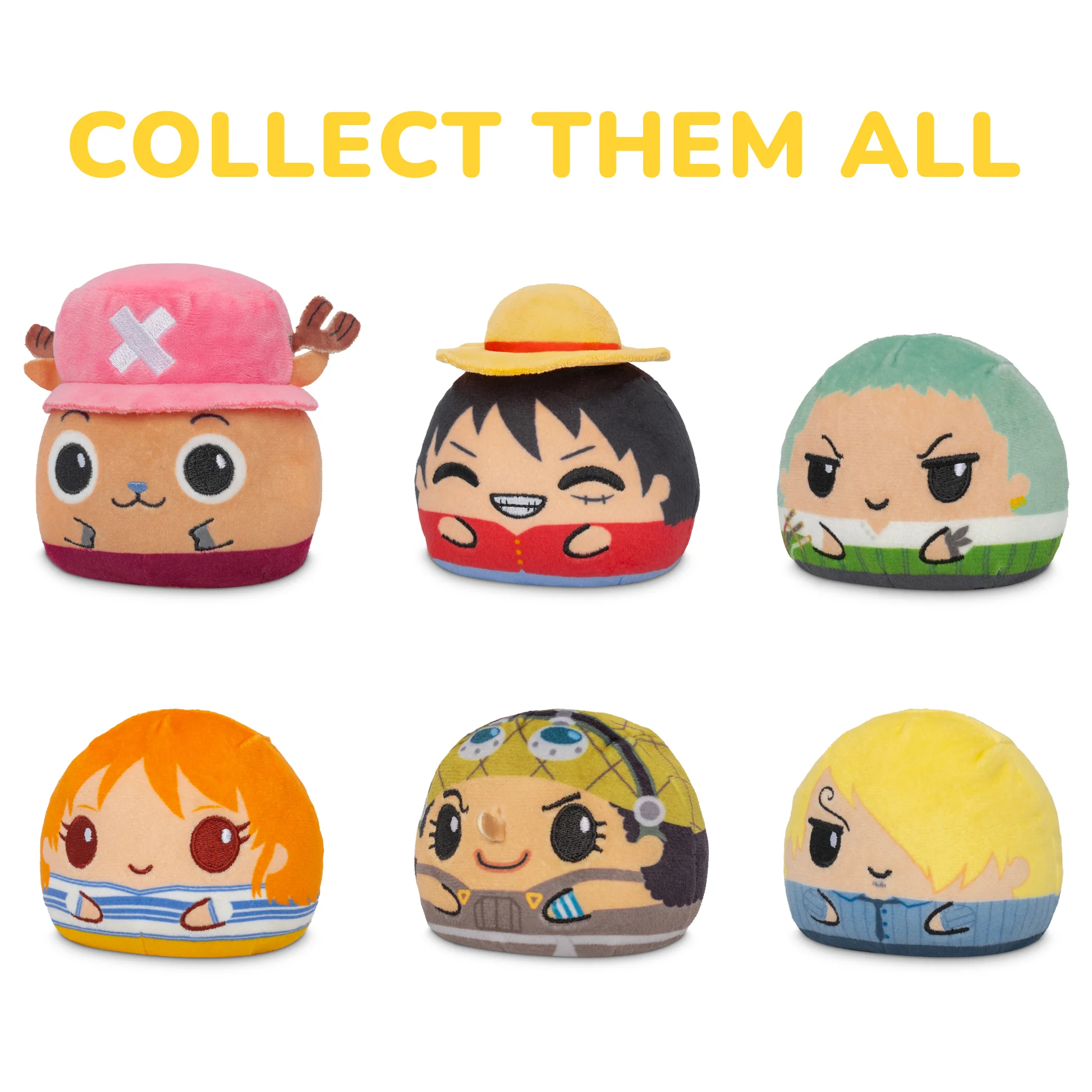 One Piece Box of 12 Random Reversible 3" Plushies Gallery Image 9