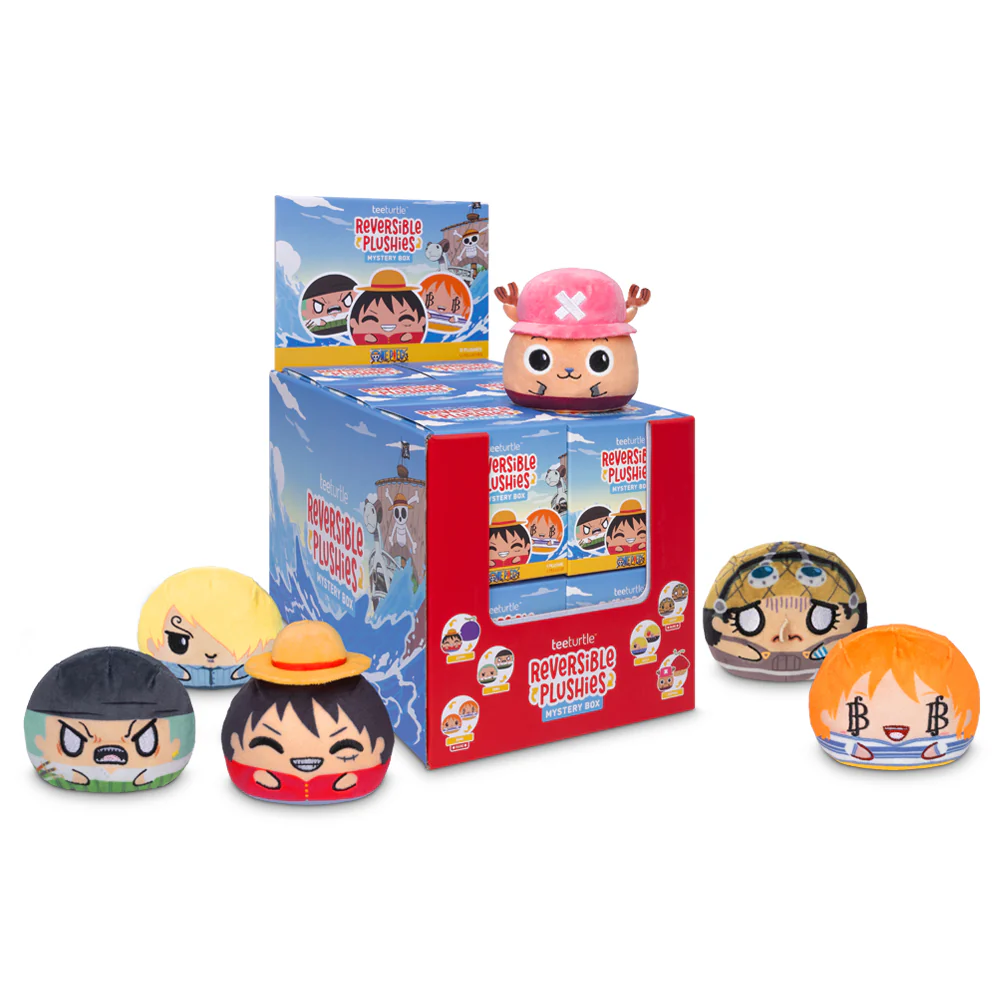 One Piece Box of 12 Random Reversible 3" Plushies Gallery Image 13