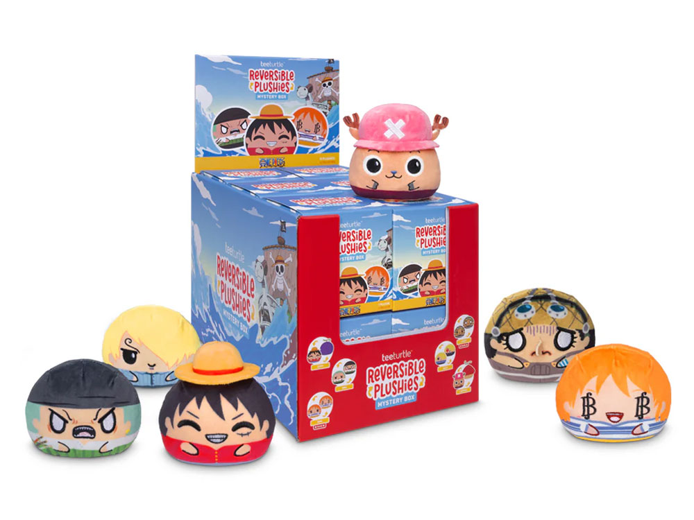 One Piece Box of 12 Random Reversible 3" Plushies Gallery Image 1