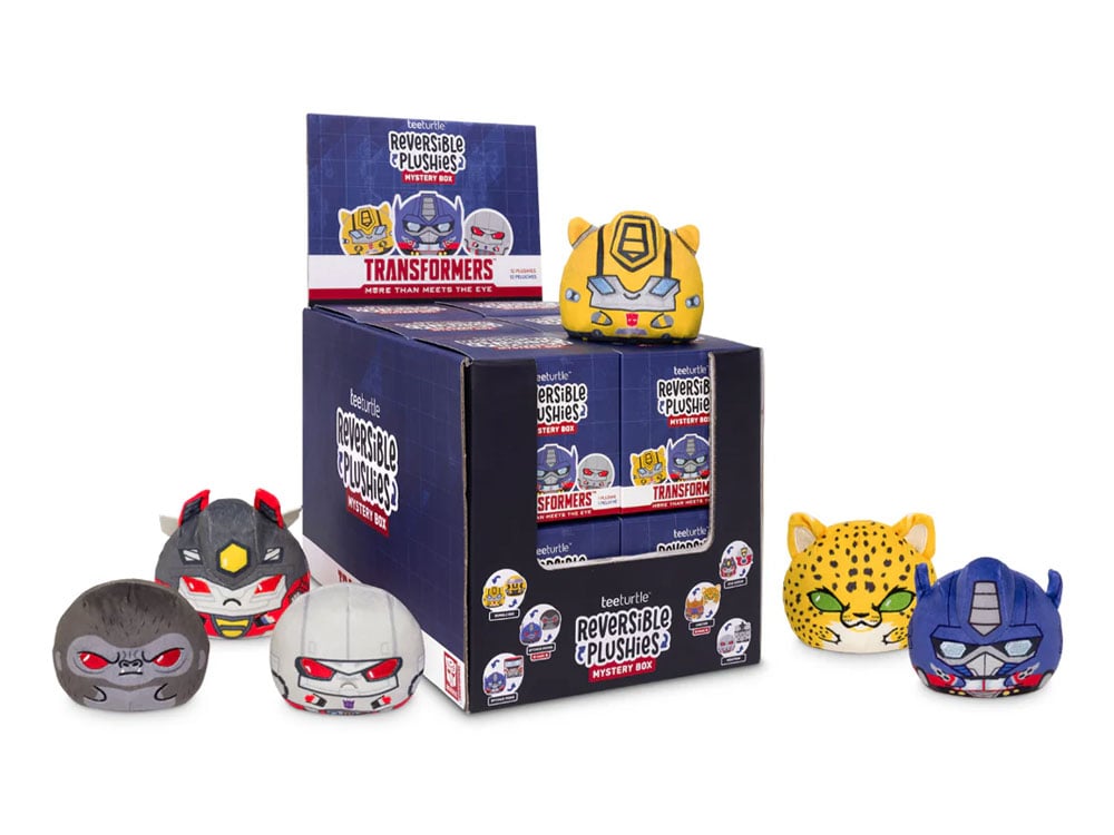 Transformers Box of 12 Random Reversible 3'' Plushies Gallery Image 1