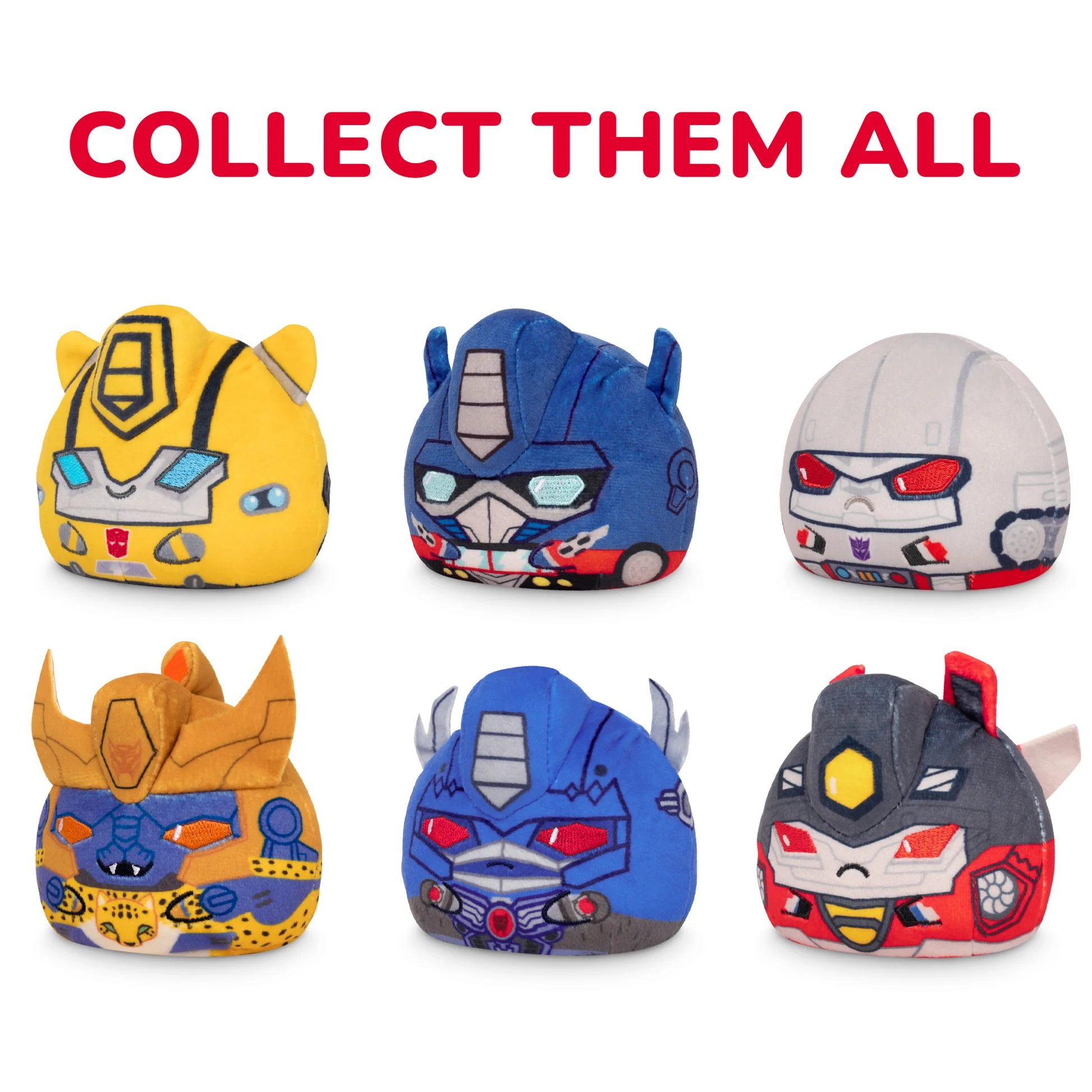 Transformers Box of 12 Random Reversible 3'' Plushies Gallery Image 12