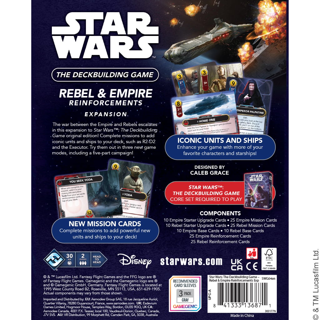 Star Wars: The Deckbuilding Game Rebel & Empire Reinforcements Expansion Gallery Image 4