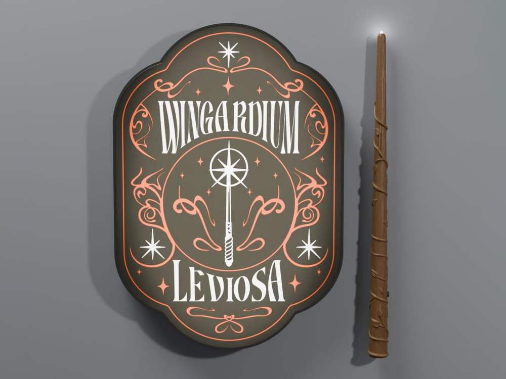 Harry Potter Wingardium Leviosa Lamp Gallery Image 1
