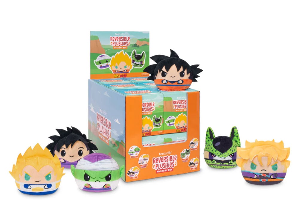 Dragon Ball Z Box of 12 Random Reversible 3" Plushie Gallery Image 1