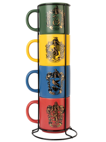 Harry Potter Hogwarts Houses Stackable Mug Set Gallery Image 2