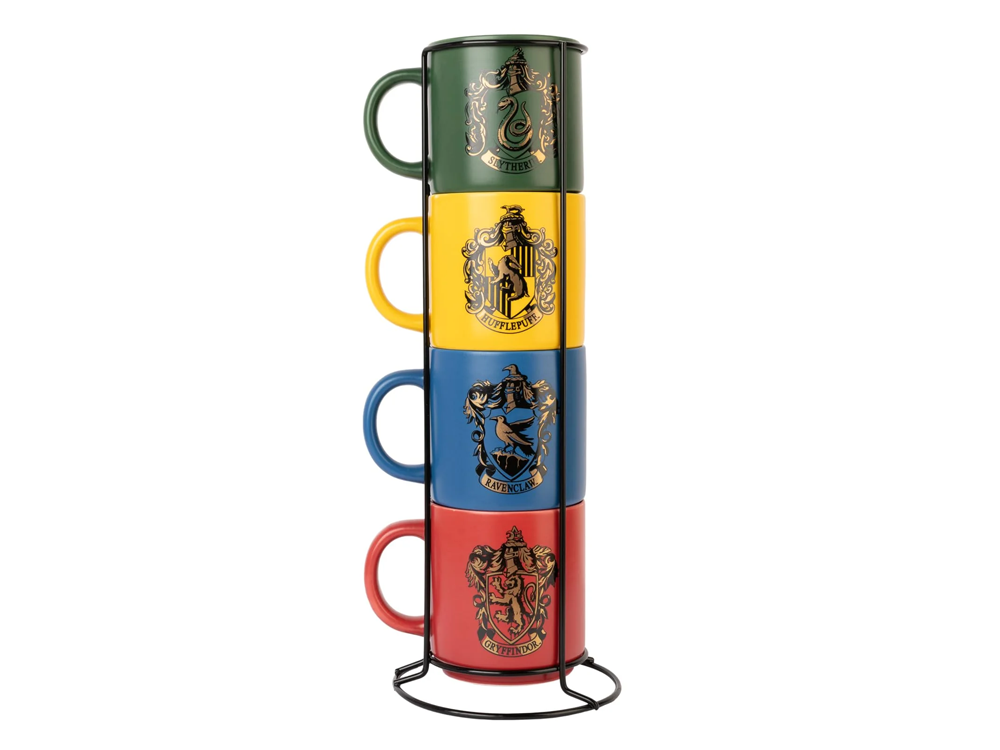 Harry Potter Hogwarts Houses Stackable Mug Set Gallery Image 1