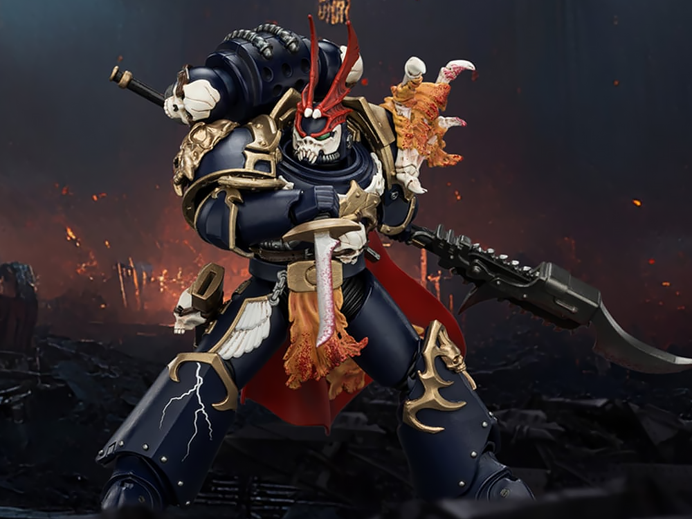 Warhammer: The Horus Heresy Night Lords Sevatar, First Captain of the Night Lords The Prince of Crows 1/18 Scale Action Figure Gallery Image 1