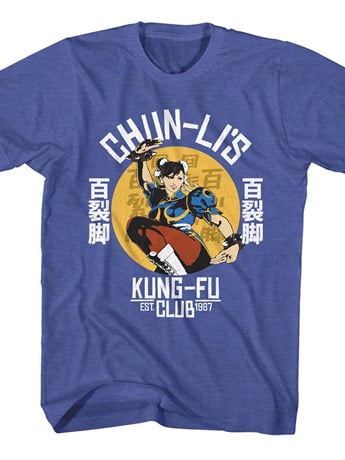 Street Fighter Chun-Li's Kung-Fu Club T-Shirt Gallery Image 2