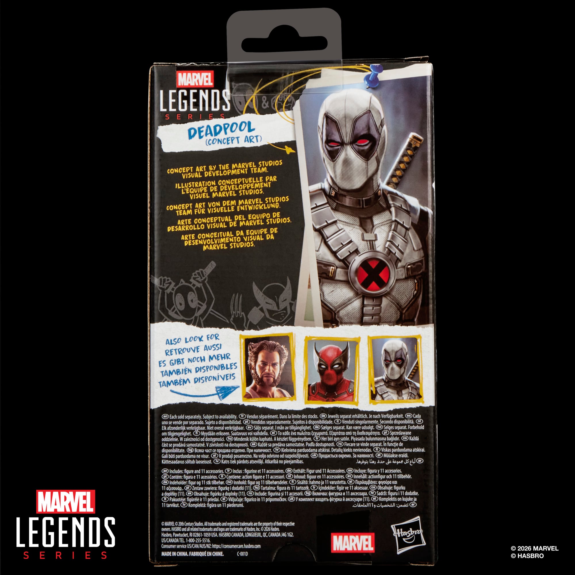 Deadpool & Wolverine Marvel Legends Deadpool (Concept Art) Action Figure Gallery Image 13