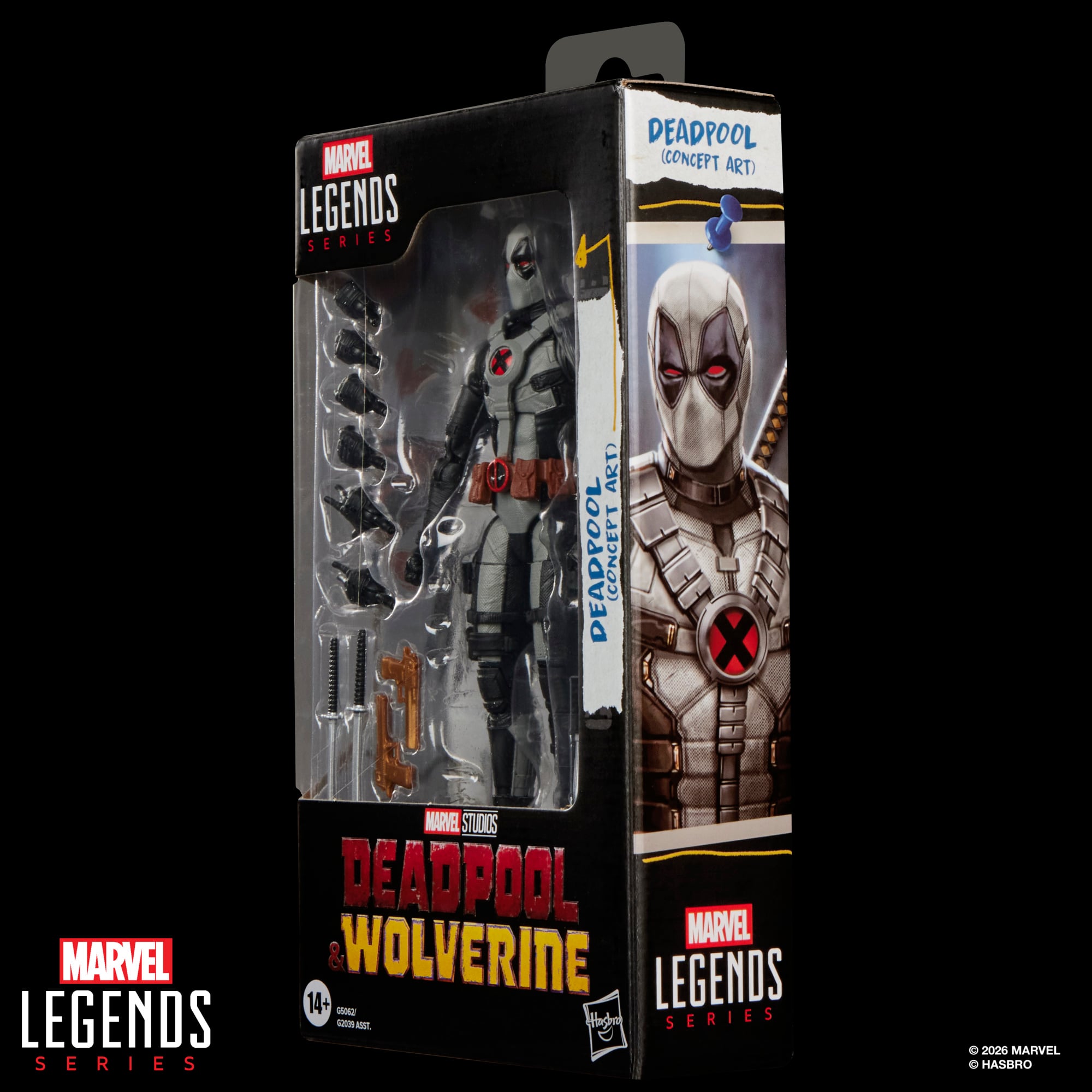 Deadpool & Wolverine Marvel Legends Deadpool (Concept Art) Action Figure Gallery Image 12