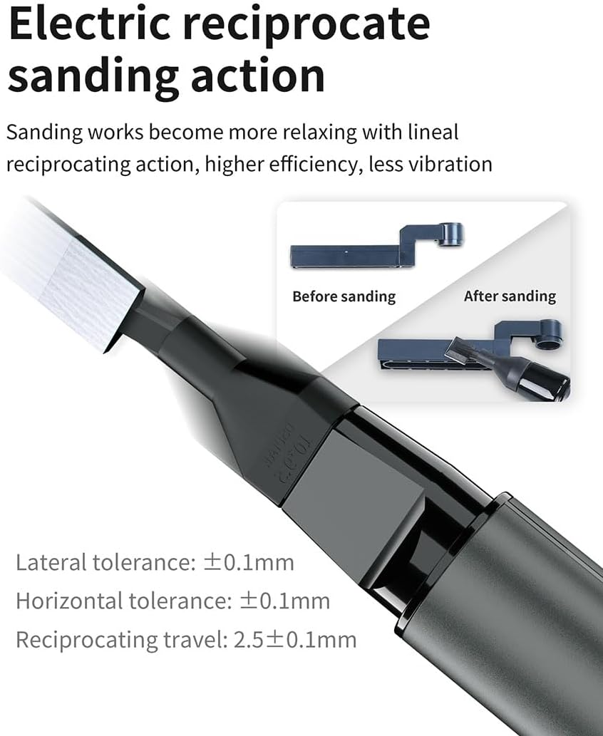 DSPIAE ES-A Pro Upgraded Electric Reciprocating Sander (Illusive Shadow Edition) Gallery Image 8