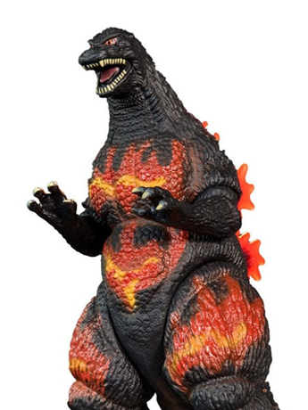 Godzilla vs. Destoroyah (1995) Movie Monster Series Burning
