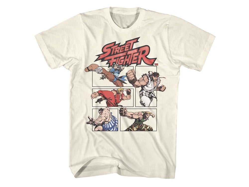 Street Fighter Action Comic T-Shirt Gallery Image 1