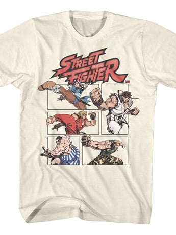 Street Fighter Action Comic T-Shirt Gallery Image 2