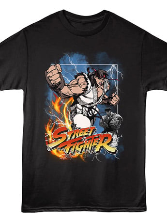 Street Fighter Elemental Ryu T-Shirt Gallery Image 2