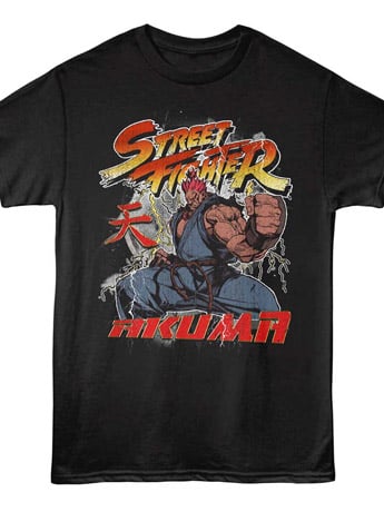 Street Fighter Elemental Akuma T-Shirt Gallery Image 2