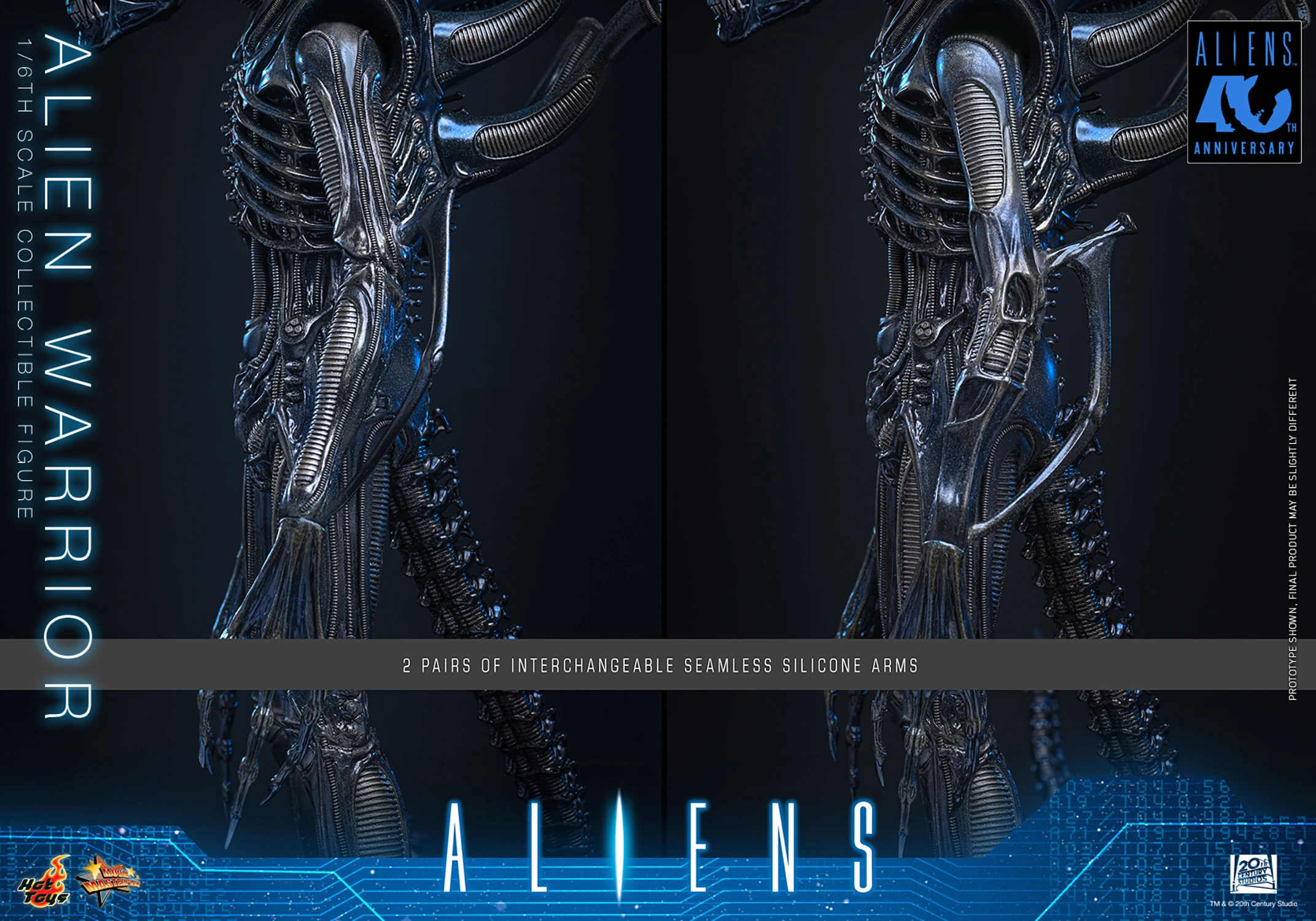 Aliens MMS898 Alien Warrior 1/6th Scale Collectible Figure Gallery Image 14