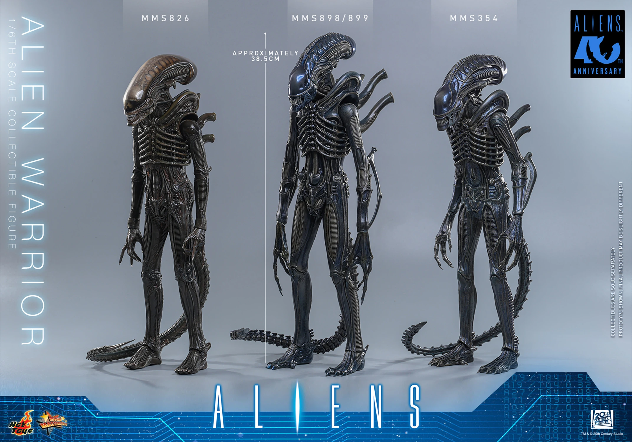 Aliens MMS898 Alien Warrior 1/6th Scale Collectible Figure Gallery Image 16